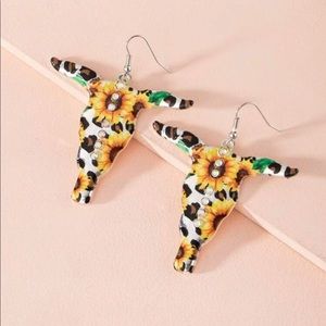 Bull Head Earrings